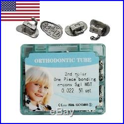 200PCS Dental Orthodontic Buccal Tubes Roth MBT 1st 2nd Molar Slot 022 Monoblock