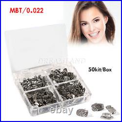 200Pcs Dental Orthodontic Buccal Tubes 1st Molar MBT/Roth 0.022 Monoblock CE