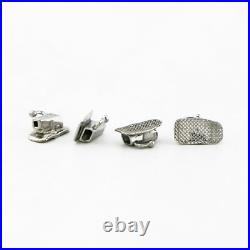 200Pcs Dental Orthodontic Monoblock CON Buccal Tubes Roth MBT 022 1st 2nd Molar
