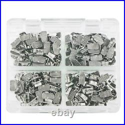 200Pcs Dental Orthodontic Monoblock Non-Conv Buccal Tubes 1st Molar Roth 0.022