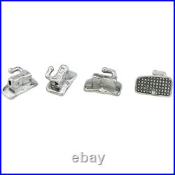 200Pcs Dental Orthodontic Monoblock Non-Conv Buccal Tubes 1st Molar Roth 0.022