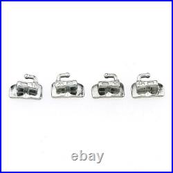 200Pcs Dental Orthodontic Monoblock Non-Conv Buccal Tubes 1st Molar Roth 0.022