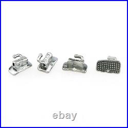 200Pcs Dental Orthodontic Monoblock Non-Conv Buccal Tubes 1st Molar Roth 0.022