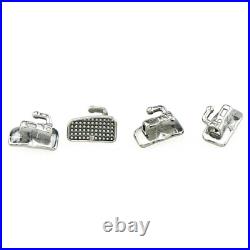 200Pcs Dental Orthodontic Monoblock Non-Conv Buccal Tubes 1st Molar Roth 0.022