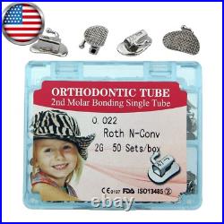 200Pcs Orthodontic Buccal Tubes Tubo Ortodoncia 1st 2nd Molar Roth MBT Brackets 200Pcs Orthodontic Buccal Tubes Tubo Ortodoncia 1st 2nd Molar Roth MBT Brackets