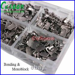 200Pcs Orthodontic Metal Buccal Tubes 1st Molar MBT 0.022 Monoblock Non Convert
