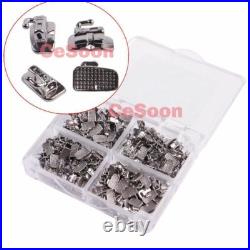 200Pcs Orthodontic Metal Buccal Tubes 1st Molar MBT 0.022 Monoblock Non Convert