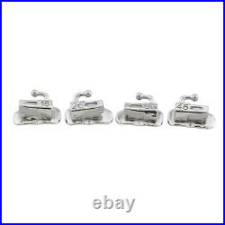 200pc Buccal Tubes Dental Tubos Ortodoncia 1st 2nd Molar Monoblock Roth MBT Conv