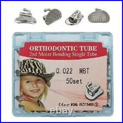 200pc Dental Orthodontic Buccal Tubes 1st 2nd Molar Bond Monoblock Roth MBT Conv