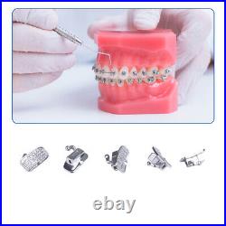 200pcs Dental Orthodontic Buccal Tube 1st 2nd Monoblock Molar Non-Conv MBT 022