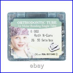 200pcs Dental Orthodontic Monoblock Buccal Tubes 1st Molar MBT ROTH 022 F&T