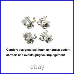 200pcs Dental tubos de ortodoncia Buccal Tubes 1st 2nd Molar Tube MBT Roth 022