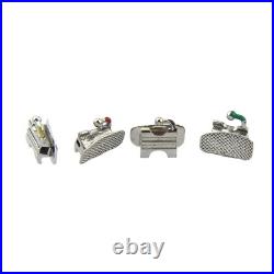 200pcs Dental tubos de ortodoncia Buccal Tubes 1st 2nd Molar Tube MBT Roth 022