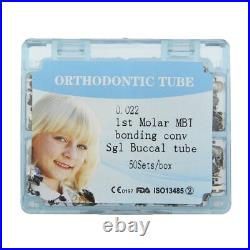 200pcs Orthodontic Buccal Tubes 1st 2nd Molar MBT Roth 022 Tubos de ortodoncia