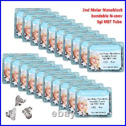 20BOX Dental Orthodontic Monoblock Buccal Tubes 022 2nd Molar MBT Tube