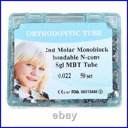 20BOX Dental Orthodontic Monoblock Buccal Tubes 022 2nd Molar MBT Tube