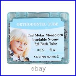 20PACKS Dental Orthodontic Monoblock Buccal Tubes 022 2nd Molar Roth Non-conv