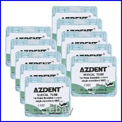 20Sets AZDENT Dental Ortodoncia Adhesivo Tubos Bucales MBT 022 1er Molar Non-con