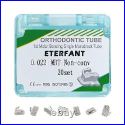 20Sets ETERFANT Dental Ortho Buccal Tubes MBT 022 1st Molar Monoblock Bondable