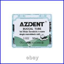 20X (50set) Dental Bondable 1st Molar Roth 0.022 Monoblock Buccal Tubes UPS