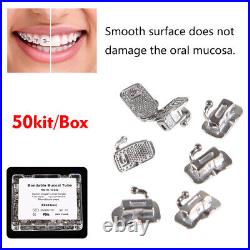 250Sets Dental Buccal Tube 1st Molar Bondable Non-Convertible Roth 022 Monoblock
