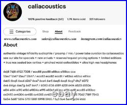 2x NOS DGetter 1960 Amperex USA PQ 6922 7L40 GoldPin /GrailVintage AudioTubes