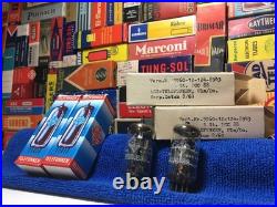 2x Ulm 1969 OEBox Telefunken? Diamond Germany 7DJ8 PCC88 /Grail 6DJ8 E88CC Sub 2x Ulm 1969 OEBox Telefunken? Diamond Germany 7DJ8 PCC88 /Grail 6DJ8 E88CC Sub