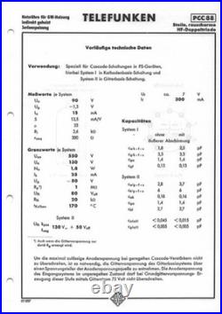 2x Ulm 1969 OEBox Telefunken? Diamond Germany 7DJ8 PCC88 /Grail 6DJ8 E88CC Sub 2x Ulm 1969 OEBox Telefunken? Diamond Germany 7DJ8 PCC88 /Grail 6DJ8 E88CC Sub