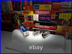 2x VintageNOS MullardGtBritain Parasol E88CC GoldPin /GrailAudioTube /6922 CCa