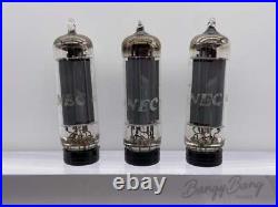 3 Vintage NEC 6AQ5/6005/6V6 Power Pentode Amplifier Audio Vacuum Tube Valve Ba