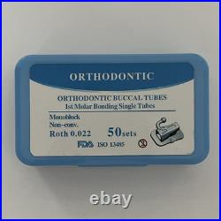 4 Boxes Dental Orthodontic Buccal Tube 1st 2nd Molar Tube Roth MBT 022 Monoblock