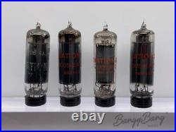 4 Vintage National 6AQ5/6005/6V6 Power Pentode Amplifier Audio Vacuum Tube Valve