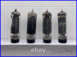 4 Vintage Zenith 6AQ5/6005/6V6 Power Pentode Amplifier Audio Vacuum Tube Valve