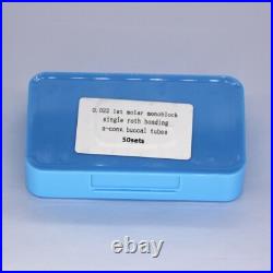 5 Boxes Dental orthodontic 1st molar Monoblock buccal tube Roth 0.022 50sets/Box