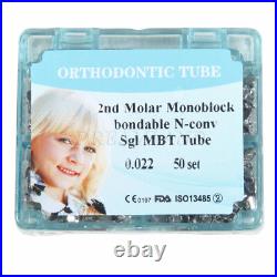 5 PACKS Dental Orthodontic Monoblock Buccal Tubes 022 2nd Molar MBT Tube