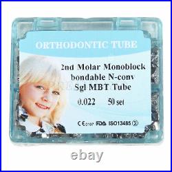 5 PACKS Dental Orthodontic Monoblock Buccal Tubes 022 2nd Molar MBT Tube SMA