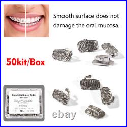 50-500 Sets Orthodontic Buccal Tube Single Monoblock 1st Bondable MBT 022 ez