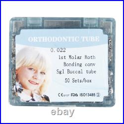 50 Set Sale Orthodontic Buccal Tubes Roth MBT 1st Molar 022 Monoblock Non-con 50 Set Sale Orthodontic Buccal Tubes Roth MBT 1st Molar 022 Monoblock Non-con