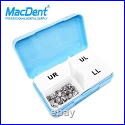 50 Sets MacDent Dental Orthodontic Buccal Tube Roth/MBT 018/022 1st/2nd Bondable