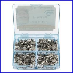 50Sets Dental Buccal Tubes Monoblock Orthodontic 022 Roth MBT 1st 2nd Molar Tube