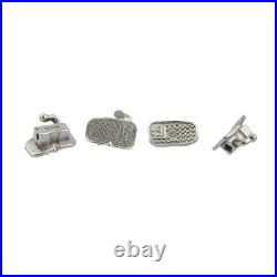 50Sets Dental Buccal Tubes Monoblock Orthodontic 022 Roth MBT 1st 2nd Molar Tube