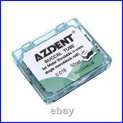 50sets =200pcs Orthodontic Buccal Tubes 1st /2nd Molar Bondable N-Conv Monoblock