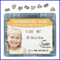 5BOX Dental Buccal Tube 1st Molar Bondable Non-Convertible MBT 022 Monoblock alr