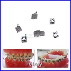 5Box Passive Self Ligating Bracket Roth. 022 Hooks 345& Buccal Tube MIM Monoblock