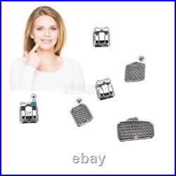 5Box Passive Self Ligating Bracket Roth. 022 Hooks 345& Buccal Tube MIM Monoblock