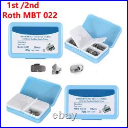 5Boxes Dental Orthodontic Bondable Buccal Tube 1st 2nd Molar Roth/MBT Monoblock