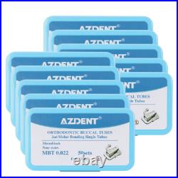 5Pack Dental Orthodontic 2nd Molar Bondable Non-Conver MBT 022 Buccal Tube