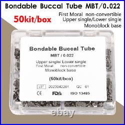 5Packs Dental Buccal Tube 1st Molar Bondable Non-Convert MBT 022 Monoblock MBT