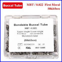 5Packs Dental Buccal Tube 1st Molar Bondable Non-Convert MBT 022 Monoblock MBT