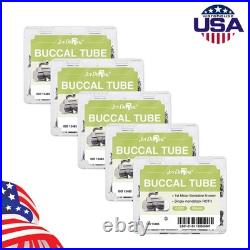 5X Dental Orthodontic 1st Molar Roth 0.022 Buccal Tubes Bondable Monoblock
